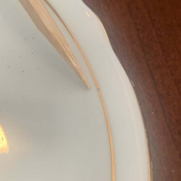 Paragon Double Warrant Cabbage Rose Pale Blue Teacup and Saucer 1940s Vintage - Picture 9 of 16